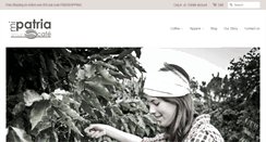 Desktop Screenshot of mipatriacafe.com